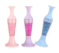 3 penne artistiche in cristallo per nail art, pennello per nail art, comodo per creazioni e artigianato, applicatore di pietra, strumento per punteggiare la pietra