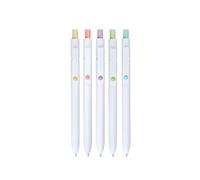 3 penne gel a pressione da 0,5 mm | Cancelleria semplice e fresca per studenti Penna da scrittura per ufficio - Stile accademico pilota -0,5 mm.
