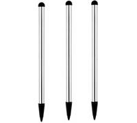 3 penne stilo ad alta precisione per tutti i dispositivi touch screen universali, accessori universali a punta fine, per telefono/iPad/Samsung/Android/tablet e altri touch screen (argento)