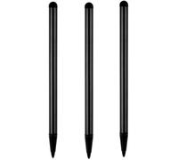 3 penne stilo nere per touch screen, ad alta precisione per tutti i dispositivi touch screen, penna universale a punta fine per telefono/iPad/Samsung/Android/tablet e altri touch screen