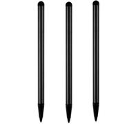 3 penne stilo nere per touch screen, penna a punta fine per telefono/iPad/Samsung/Android/tablet e altri touch screen, stilo ad alta precisione per tutti i dispositivi touch screen universali