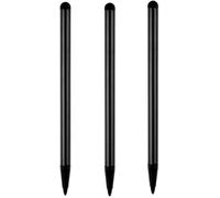 3 penne stilo nere per touch screen, penna a punta fine per telefono/pad/Android/tablet e altri touch screen, stilo ad alta precisione per tutti i dispositivi touch screen universali accessori