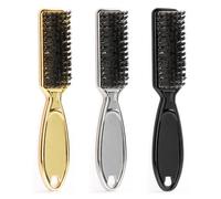 3 pennelli da parrucchiere, spazzola con setole morbide, spazzola per la pulizia dei capelli rotti, accessori per parrucchieri, adatto per la pulizia di capelli rotti, barba, lanugine del viso