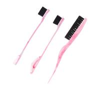 3 pennelli di bellezza a doppia estremità con fibre di nylon per uno styling preciso delle sopracciglia, cura delle ciglia e tintura dei capelli, pettine per sopracciglia e ciglia