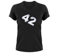 #3 Per Anhalter Durch Die Galaxis 42 Donna T-Shirt Profondo Thought Hitchhikers