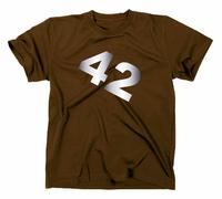 #3 Per Anhalter Durch Die Galaxis 42 T-Shirt Autostoppista Profondo Thought