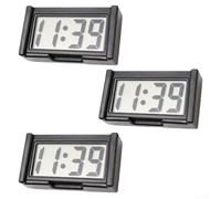 3 per mini Digitale Auto, per quadrante LCD Compatto 3 per mini | per Cruscotto, e Leggero in PVC, Visibilità per chiara, Adatto per Auto e Scrivania, per vari