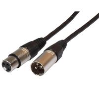 3 Perno XLR Spina A Presa Schermato Microfono Piombo, 1.5m - 190.080UK