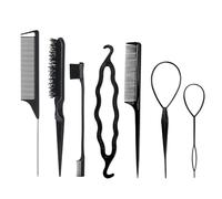 3 Pettini Districanti, 4 Pettini Per Capelli, Pettini Per Capelli, Set Di Spazzole Per Capelli, Pettini Per Rifinire I Capelli Da Donna, Pettini Per Coda