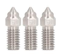 3 pezzi 0,4 mm Ugello ad alto flusso in acciaio inossibile ugello della stampante 3D per Elegoo Neptune 4 4Pro Durevole Stiotto Interiore Wide Materiale Compatibilità