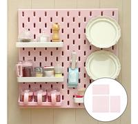 3 Pezzi 1/6 Pannelli Forati Per Casa Delle Bambole In Miniatura Per Mobili Rosa