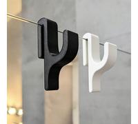 3 pezzi/2 pezzi/1 pezzo Gancio per porta in vetro senza cornice per bagno, adatto per porte in vetro senza cornice di spessore inferiore a 8 mm, può essere utilizzato per appendere accappatoi, pigiami