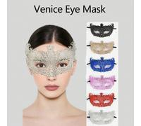 3 pezzi/2 pezzi/1 pezzo Maschera veneziana in pizzo dorato, maschera da costume per ballo in maschera, maschera per festa 1 maschera per gli occhi in volpe nera,1 maschera veneziana rosa per gli occhi