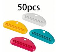3 pezzi/20 pezzi/50 pezzi Dispenser di dentifricio carino a forma di cartone animato - Accessori da bagno divertenti a forma di rana, pulisce in modo efficace, risparmia denaro e riduce gli sprechi, s