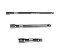 3 pezzi 3/8" o 1/2" Drive multiuso chiave a cricchetto kit asta di estensione 3 lunghezze per varie applicazioni estensione della presa ad alta resistenza