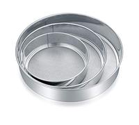 3 Pezzi, 3 Dimensioni - Setacci per Farina in Acciaio Inox Rotondo, Setaccio da Forno Colini da Cucina a Maglia Finea