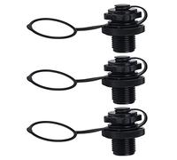 3 Pezzi 3 in 1 Valvola per Gommoni, Spine a Spirale per Barche Gonfiabili, Valvola dell'Aria Gonfiabile Valvola Universale Ricambio Adatto per Kayak, Gommone, Barche da Piscina, Barche a Vela