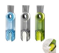 3 Pezzi 3 Pezzi 3 in 1 Spazzola Multifunzione,Pennello per la pulizia della tazza d'acqua multiuso,Spazzola per Coperchi Cannucce di Piccoli Spazi,per la Pulizia Coperchio Della Tazza e Degli Spazi.