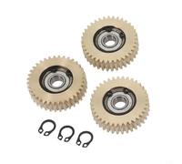 3 pezzi 36 denti ruota ruota bici elettrica mozzo motore ingranaggio con cuscinetto per motore 38x8x12mm nylon acciaio parti di ricambio (rame)