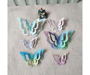 3 pezzi 3D farfalla metallo fustellatura sigarette, prodotti sessuali