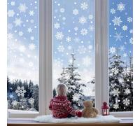 3 pezzi, 4 pezzi, 5 pezzi, 6 pezzi, 9 pezzi, decorazioni natalizie per finestre, con motivi natalizi classici, renne, alberi, fiocchi di neve, campane, cabine realizzate in PVC con adsorbimento