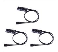 3 pezzi 40 cm 1 a 5 4 pin Molex TX4 PWM ventola CPU HUB Splitter PC Case Chasis Cooler Cavo di prolunga Adattatore Controller