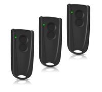 3 pezzi 433,92 MHz Telecomando per Porta da Garage per Hormann EcoStar RSC2-433 RSE2-433,RSZ1-433,Hormann Liftronic 500/700/800 per Portronic D2500/D5000/S4000（luce verde）
