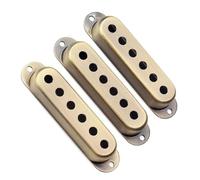3 Pezzi 48/50/52mm Single Coil Pickup Cover Per Chitarra Elettrica Pickup In Ottone Coperture Parti Accessorio per Chitarra Strumento (Color : C)