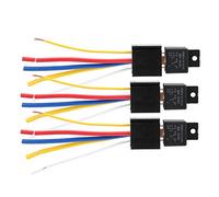 3 Pezzi 5 Pin LED relè Lampeggiante Cablaggio relè Auto relè Automobilistico per la Maggior Parte 12v Auto e Moto