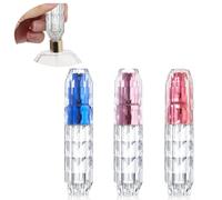 3 Pezzi 5ml Atomizzatore di Profumo, Ricaricabile Spruzzino Profumo, Mini bottiglia spray portatile, Spruzzatore per bottiglie di profumo con finestra, Buono per passeggiate, viaggi e feste
