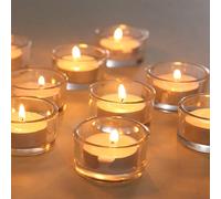 3 pezzi/6 pezzi Eleganti portacandele in vetro trasparente per lumini, portacandele per decorazione domestica, decorazioni per feste, ristoranti, celebrazioni come fidanzamenti, matrimoni, anniversari