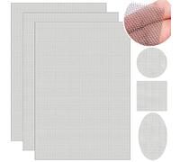 3 Pezzi A4 Rete Metallica In Acciaio Inossidabile Inox Maglia del Roditore Foglio della Maglia Tessuta 1 mm Rete di Rinforzo Griglia Filtro Per Porte Prevenire Topi Insetti E Serpenti, 210 x 300mm
