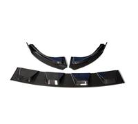 3 pezzi ABS paraurti anteriore spoiler presa d'aria splitter di messa a punto per Toyota per Wildlander 2020 2021 2022 2023 Spoiler anteriore auto(Look in carbonio)