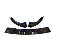 3 pezzi ABS paraurti anteriore spoiler presa d'aria splitter tuning per Toyota per Wildlander 2020 2021 2022 2023 Kit spoiler anteriore(Nero lucido)