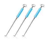 3 Pezzi Acciaio Inox Pesca Disgorger Pesca Attrezzo per la Rimozione Veloce Degli Ami da Pesca Slamatura Amo Forniture per la Pesca Disaccoppiatore Estrattore Slamatore Amo