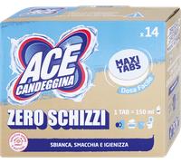 3 PEZZI ACE Candeggina Maxi Tabs Zero Schizzi, da 14 pz