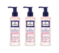 3 pezzi ACQUA ALLE ROSE Latte Detergente Micellare SENSITIVE struccante 200ml