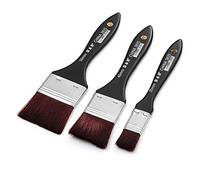 3 pezzi acquerello acrilico pennello piatto ampio set per la pittura dell'artista, ampio set di pennelli grande per pittura a olio pennello per pittore smalto pennello per pittura a olio 20/40/50mm
