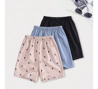 3 pezzi/Acquista 2 Ottieni 1 Gratis Pantaloncini casual minimalisti per ragazzi pre-adolescenti, set sportivo - Pantaloncini neri, pantaloncini cachi, pantaloncini blu, adatti per primavera/estate, us