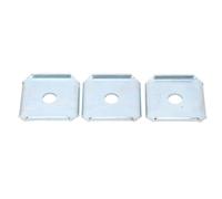 3 pezzi Adattatore per doppia lama di mulching per XB2 XB3, kit adattatore per lame falciatrici commerciali, adattatore in metallo per lama di mulching con angolo di 90 gradi per u