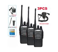(3 pezzi aggiungono la presa USB del microfono) Radio professionale walkie talkie da 3 pezzi BF-888S