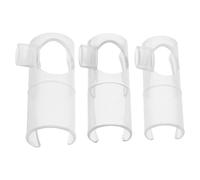 3 Pezzi Aiuto per Soffio del Flauto, Tre Misure, Nylon, Trasparente | Compatibile con Note Musicali Standard, Apertura Curva e Struttura Laterale, per Prove Domestiche e Pratica Quotidiana
