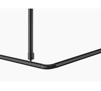 3 Pezzi ALU RAIL D'ANGOLO BARRIERA LIBERA PER TENDAGGIO DA DOCCIA BIANCO CROMATO