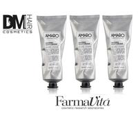 3 PEZZI AMARO SHAVING SOAP CREAM 100ml CREMA DA BARBA SUPER IDRATANTE X PENNELLO