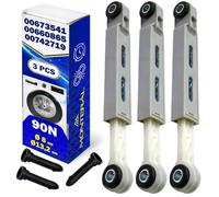 3 Pezzi Ammortizzatori Lavatrice con Perno Ø 8 mm/13,2 mm 90N