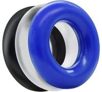 3 pezzi Anelli elastici da uomo in gel di silicone resistenti al tempo - Per la fiducia e la resistenza.