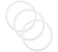 3 Pezzi Anello in Gomma per Ciotola Sonora, Cuscino in Silicone | Superficie Liscia, Riduce L’attrito e Centra Stabilità, per Viaggio e Studio Ciotole da Meditazione