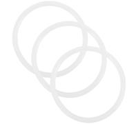 3 Pezzi Anello in Silicone per Ciotola Sonora, Supporto Stabile e Preciso | Superficie Liscia, Design Elegante, per Meditazione Domestica e Viaggio, Adatto a Ciotole Yoga e Cristallo