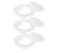 3 pezzi anello per ombrellone da tavolo con tappo foro per ombrellone, anello da tavolo in plastica, anello forato, diametro interno 42 mm, foro per ombrellone, tovaglia per esterni e terrazze