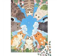 3 Pezzi Animal Party Set Di Biancheria Da Letto Stampa 3d Morbida Microfibra Copripiumino Con Cerniera Cats in Cloud Sky Decorazione Per La Camera Da Letto Per Ragazzi E Ragazze 38x26cm/1000pcs